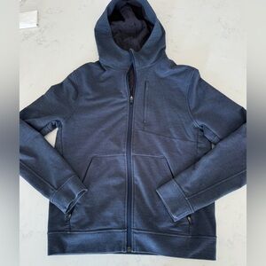 Lululemon Men’s Full Zip Sweatshirt - Navy Size Small